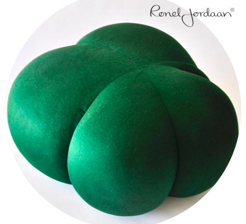 Jasper Pouf - Large - Emerald