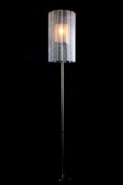 Standing Lamp - 280mmD (MED) Scalloped - Black