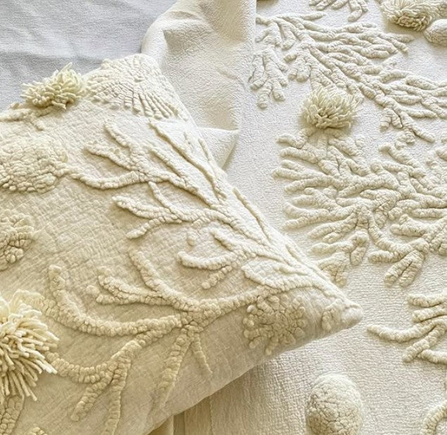 Bleached Coral Cushion