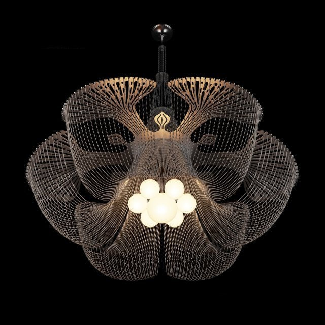 Moonflower - 1000mmD - Black Oxide & Antique Copper